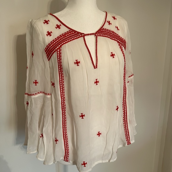 🎉HP🎉NWOT Anthropologie Floreat Adrina Blouse - Picture 6 of 10